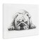 Stupell Industries Bulldog Puppy Naptime Canvas Wall Art Design by Lindsay Kivi Fine Art